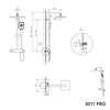 Sprchový sloup Termostat 3011 PRO
