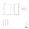 Walk-In Dusche EIRA - Grauglas 8 mm und 10 mm