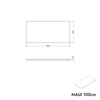 Skříňka pod umyvadlo MAUI 100 cm