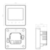 Termostat pro elektrické podlahové vytápění ET61W s technologií TWIN - ovládání smartphonem