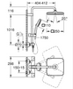 GROHE Tempesta System 250 Cube sprchový systém s termostatem