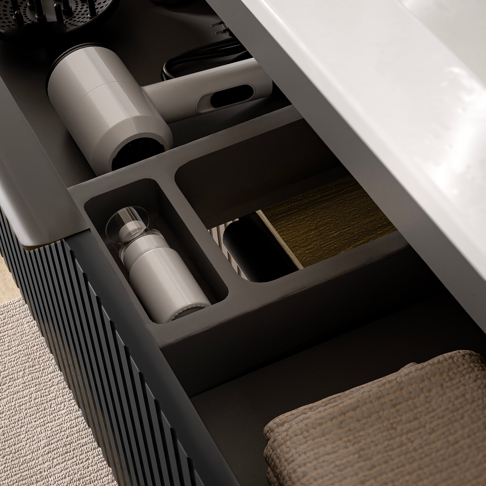 Koupelnový nábytek set TIM 80 cm s keramickým umyvadlem